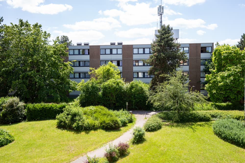 Blick vom Balkon