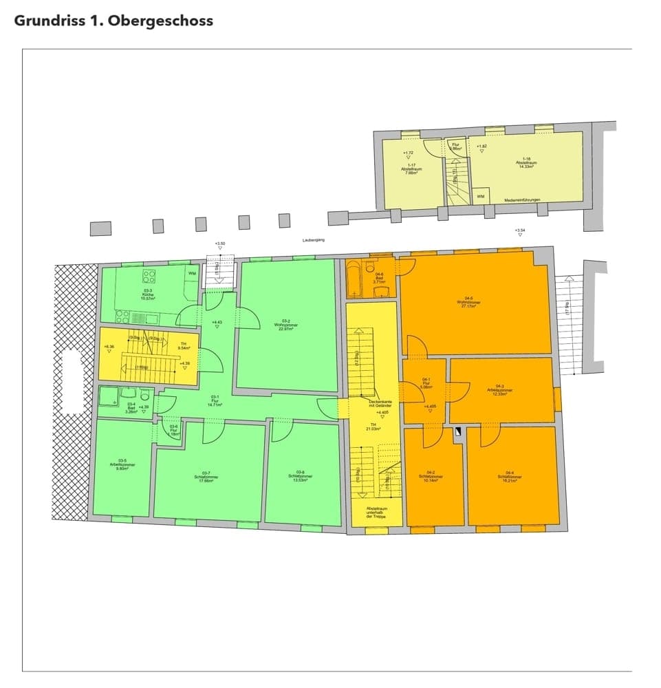 Grundriss 1. Obergeschoss