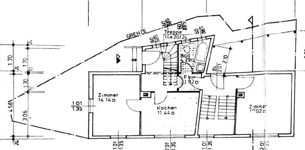 Grundriss Obergeschoss